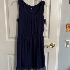 🔥lowest price! IZ Byer Navy Blue Tank Dress Size Small